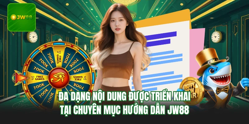 Đa dạng nội dung được triển khai tại chuyên mục hướng dẫn JW88