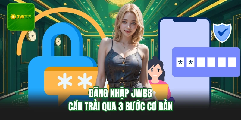 Đăng nhập JW88 cần trải qua 3 bước cơ bản