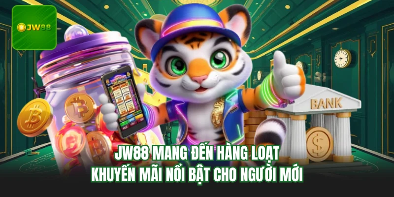 JW88 mang đến hàng loạt khuyến mãi nổi bật cho người mới