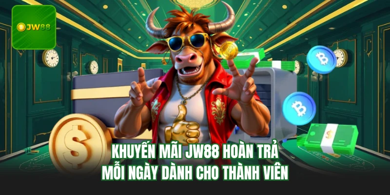 Khuyến mãi JW88 hoàn trả mỗi ngày dành cho thành viên
