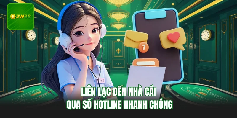 Liên lạc đến nhà cái qua số hotline nhanh chóng