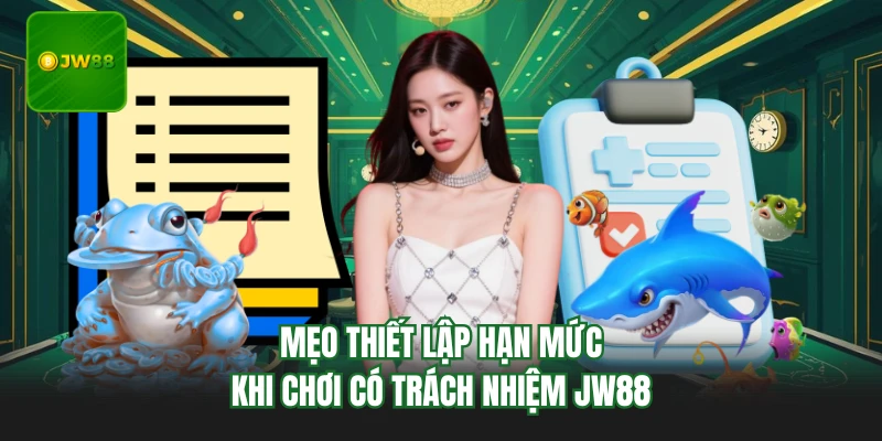 Mẹo thiết lập hạn mức khi chơi có trách nhiệm JW88