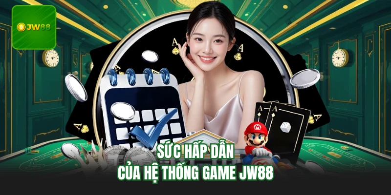 Sức hấp dẫn của hệ thống game JW88